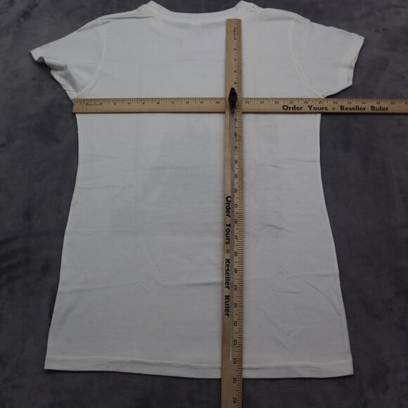 Panic at the Disco Shirt Womens M White Round Neck Short Sleeve Graphic Print - Picture 4 of 16